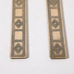  Tiffany Co Bronze Dore Blotter Holders in the Graduate Pattern signed Tiffany Co  - 4163456