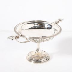  Tiffany Co Early Tiffany Sterling Silver Greek Revival Classical Kylix Compote - 4163517