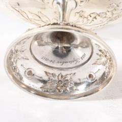  Tiffany Co Early Tiffany Sterling Silver Greek Revival Classical Kylix Compote - 4163520