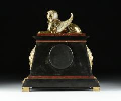  Tiffany Co Egyptian Revival Mantle Clock Retailed By Tiffany Company - 4187379