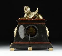 Tiffany Co Egyptian Revival Mantle Clock Retailed By Tiffany Company - 4187380
