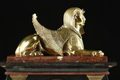  Tiffany Co Egyptian Revival Mantle Clock Retailed By Tiffany Company - 4187389