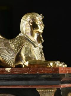  Tiffany Co Egyptian Revival Mantle Clock Retailed By Tiffany Company - 4187416