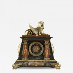  Tiffany Co Egyptian Revival Mantle Clock Retailed By Tiffany Company - 4219067