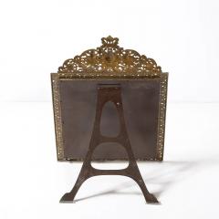  Tiffany Co Elegant Gilded Age Gilt Bronze Standing Mirror signed Tiffany Co - 4514407