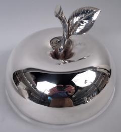  Tiffany Co Extra Large Tiffany Midcentury Modern Sterling Silver Apple Ice Bucket - 4221325