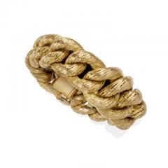  Tiffany Co Georges Lenfant Paris for Tiffany Co 18K Gold Rope Bracelet - 3325113