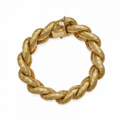  Tiffany Co Georges Lenfant Paris for Tiffany Co 18K Gold Rope Bracelet - 3325115