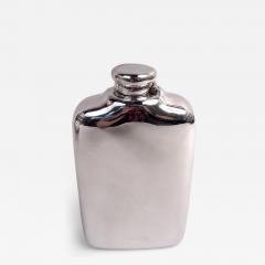  Tiffany Co Large Antique Tiffany Victorian Sterling Silver Alpha Two Handed Flask - 4120240