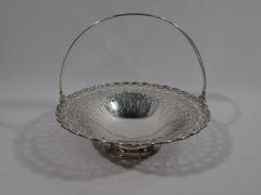  Tiffany Co Large Tiffany Edwardian Art Nouveau Sterling Silver Basket - 3748903