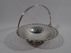  Tiffany Co Large Tiffany Edwardian Art Nouveau Sterling Silver Basket - 3748905