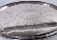  Tiffany Co Large Tiffany Edwardian Regency Sterling Silver Tea Tray - 4338774