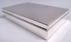  Tiffany Co Large and Heavy American Modern Sterling Silver Box by Tiffany - 4125967