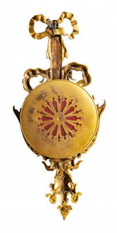  Tiffany Co Louis XVI Style Bronze Wall Clock Retailed By Tiffany - 4205253