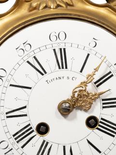  Tiffany Co Louis XVI Style Bronze Wall Clock Retailed By Tiffany - 4205277