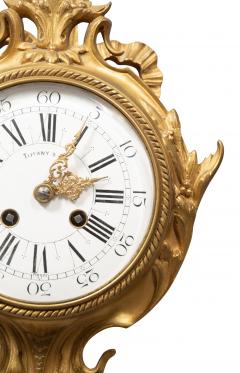  Tiffany Co Louis XVI Style Bronze Wall Clock Retailed By Tiffany - 4205279