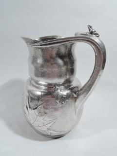  Tiffany Co Market Fresh Tiffany Mixed Metal Frog Beetle Water Pitcher C 1879 - 3750272