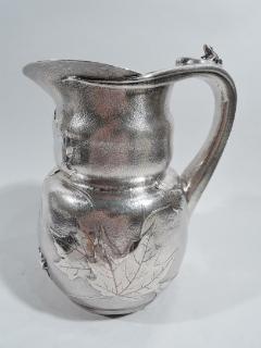  Tiffany Co Market Fresh Tiffany Mixed Metal Frog Beetle Water Pitcher C 1879 - 3750290