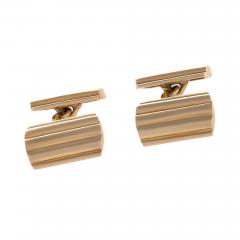  Tiffany Co Mid Century Gold Cuff Links - 122010