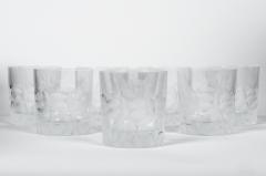  Tiffany Co Mid Century Low Ball Crystal Glasses - 314455