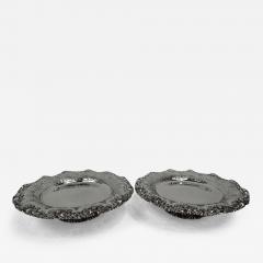  Tiffany Co Pair of Antique Tiffany American Classical Sterling Silver Compotes - 3771217