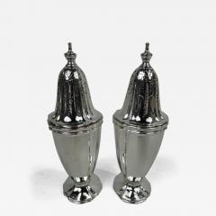  Tiffany Co Pair of Antique Tiffany Edwardian Classical Salt Pepper Shakers - 3763704