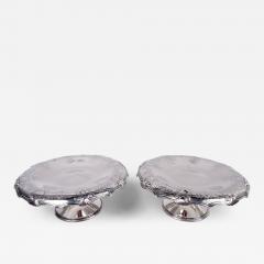  Tiffany Co Pair of Antique Tiffany Edwardian Classical Sterling Silver Compotes - 4537591