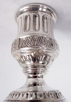  Tiffany Co Pair of Antique Tiffany Neoclassical Sterling Silver Candlesticks - 4367261