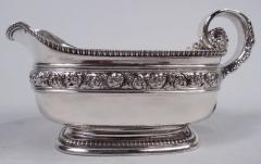  Tiffany Co Pair of Antique Tiffany Victorian Classical Sterling Silver Sauceboats - 3771930