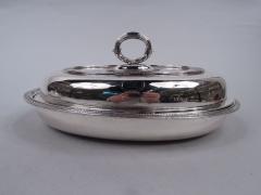  Tiffany Co Pair of Early Tiffany Etruscan Sterling Silver Covered Serving Dishes - 3767017