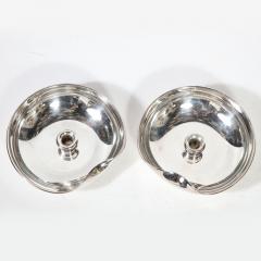  Tiffany Co Pair of Modernist Sterling Candle Holders by Elsa Peretti for Tiffany Co  - 3819268