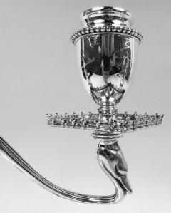  Tiffany Co Pair of Tiffany Edwardian Classical Sterling Silver 3 Light Candelabra - 3774197