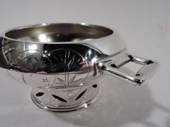  Tiffany Co Pair of Tiffany Japonesque Open Salts with Early Union Square Mark - 3749215