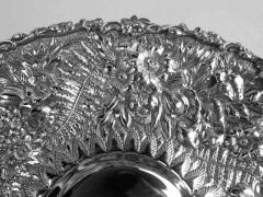  Tiffany Co Pair of Tiffany Victorian Classical Repousse Sterling Silver Compotes - 4338941