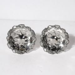  Tiffany Co Pair of Tiffany and Co Sterling Silver Blackberry Compotes Tazza - 3474074
