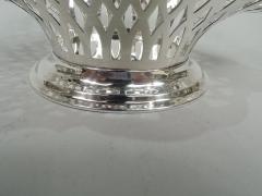  Tiffany Co Pretty Antique Tiffany American Edwardian Sterling Silver Basket - 3757429