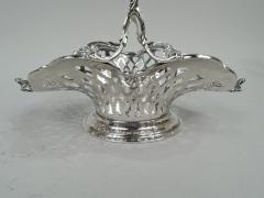  Tiffany Co Pretty Antique Tiffany American Edwardian Sterling Silver Basket - 3757404