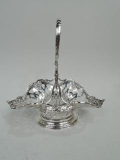  Tiffany Co Pretty Antique Tiffany American Edwardian Sterling Silver Basket - 3757413