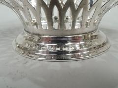  Tiffany Co Pretty Antique Tiffany American Edwardian Sterling Silver Basket - 3757444