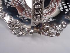  Tiffany Co Pretty Edwardian Sterling Silver Rosebud Basket by Tiffany - 3767188