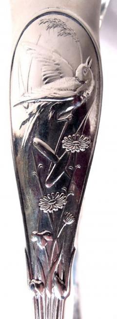  Tiffany Co Rare Tiffany Japanese Sterling Silver Asparagus Tongs - 4147710