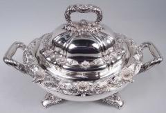  Tiffany Co Rare Tiffany Soup Tureen in Historic Chrysanthemum Pattern - 3772061