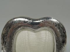  Tiffany Co Romantic Tiffany Edwardian Art Nouveau Heart Shaped Picture Frame - 3754203
