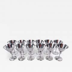 Tiffany Co Set of 12 Antique Tiffany Art Deco Sterling Silver Cocktail Cups - 4545998