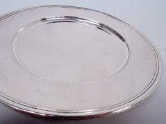  Tiffany Co Set of 12 Tiffany Modern Sterling Silver Bread Butter Plates - 4337638