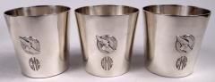  Tiffany Co Set of 3 Tiffany Tumblers Awarded as New York Athletic Club Trophies - 4013389