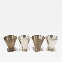  Tiffany Co Set of 4 American Art Deco Cordial Cups - 4211682