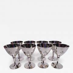  Tiffany Co Set of 8 Tiffany American Art Deco Sterling Silver Cocktail Cups - 3826315