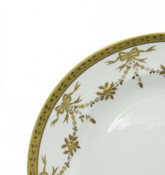  Tiffany Co Set of English Victorian Tiffany Porcelain Dinner Plates - 4666191