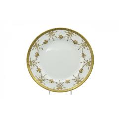  Tiffany Co Set of English Victorian Tiffany Porcelain Dinner Plates - 4732937